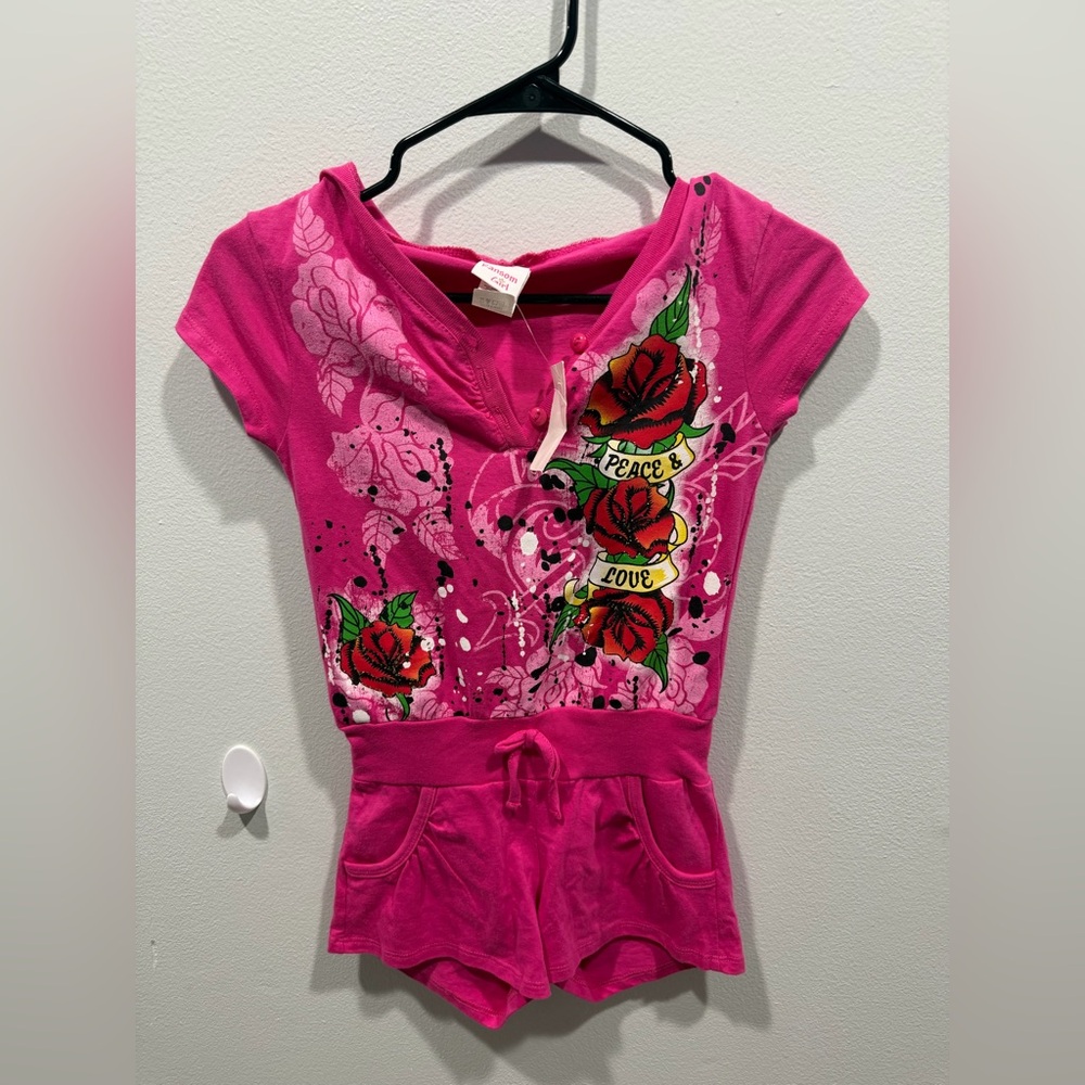 NWT Y2K Ransom Girl Romper Medium